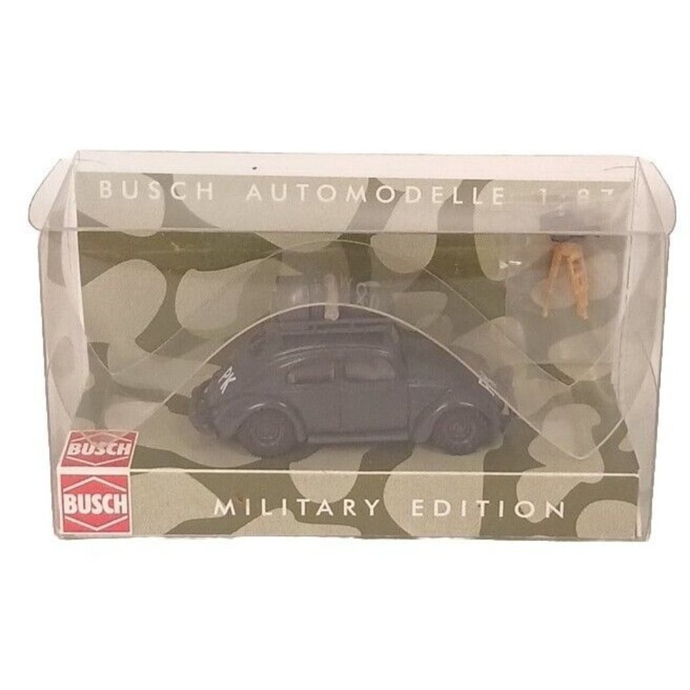 Busch Volkswagon Military Edition Beetle VW Kafer Propaganda Fahrzeug Camera New